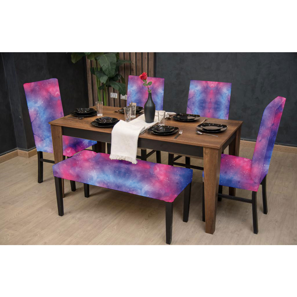 Velvet Fabric Dining Room Set
