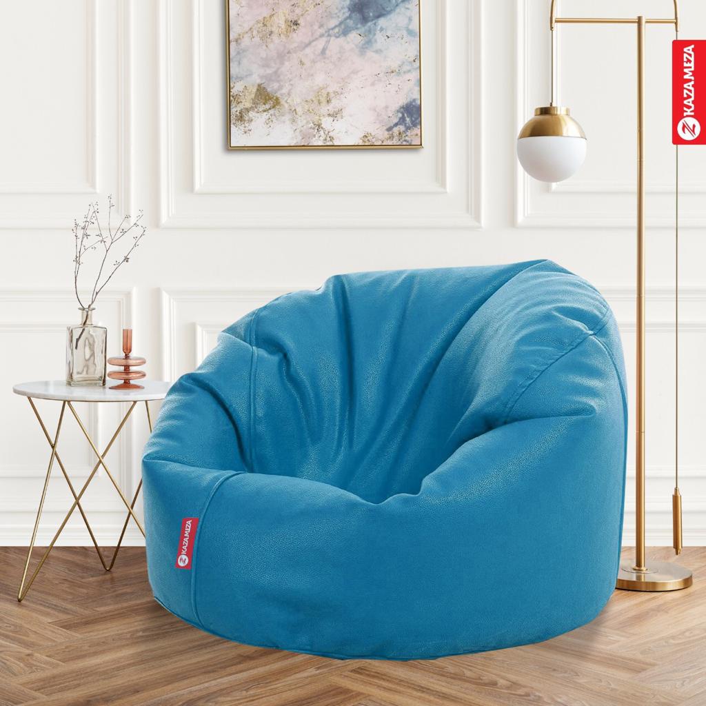 leather large bean bag chair