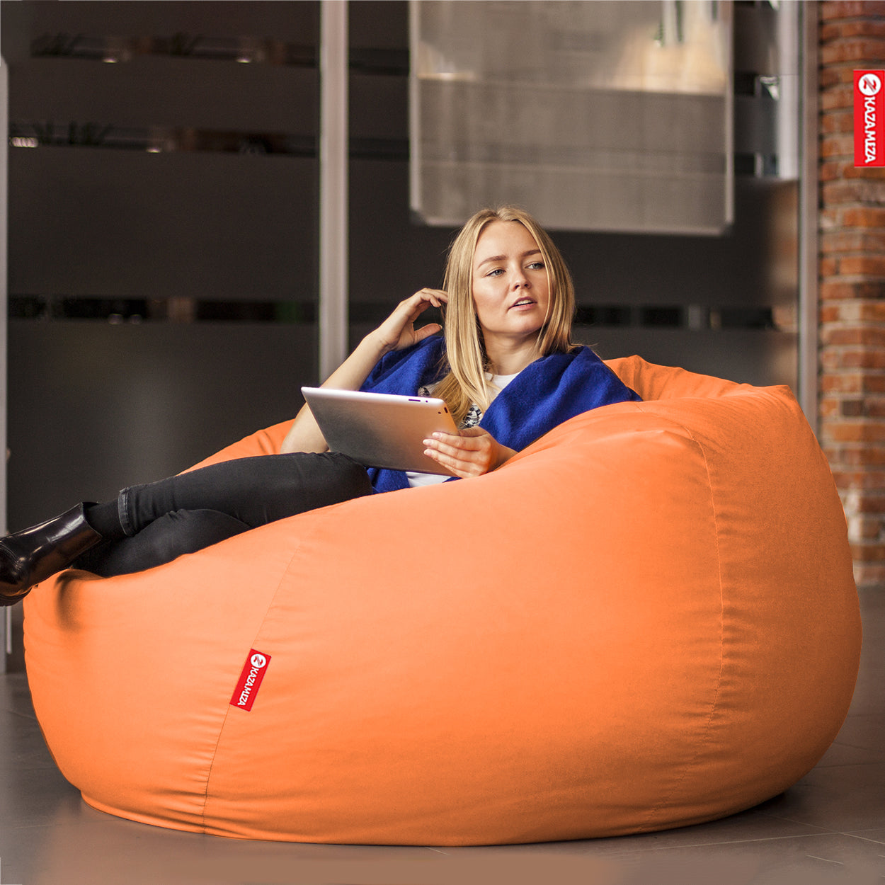 one color turbo double xxl bean bag
