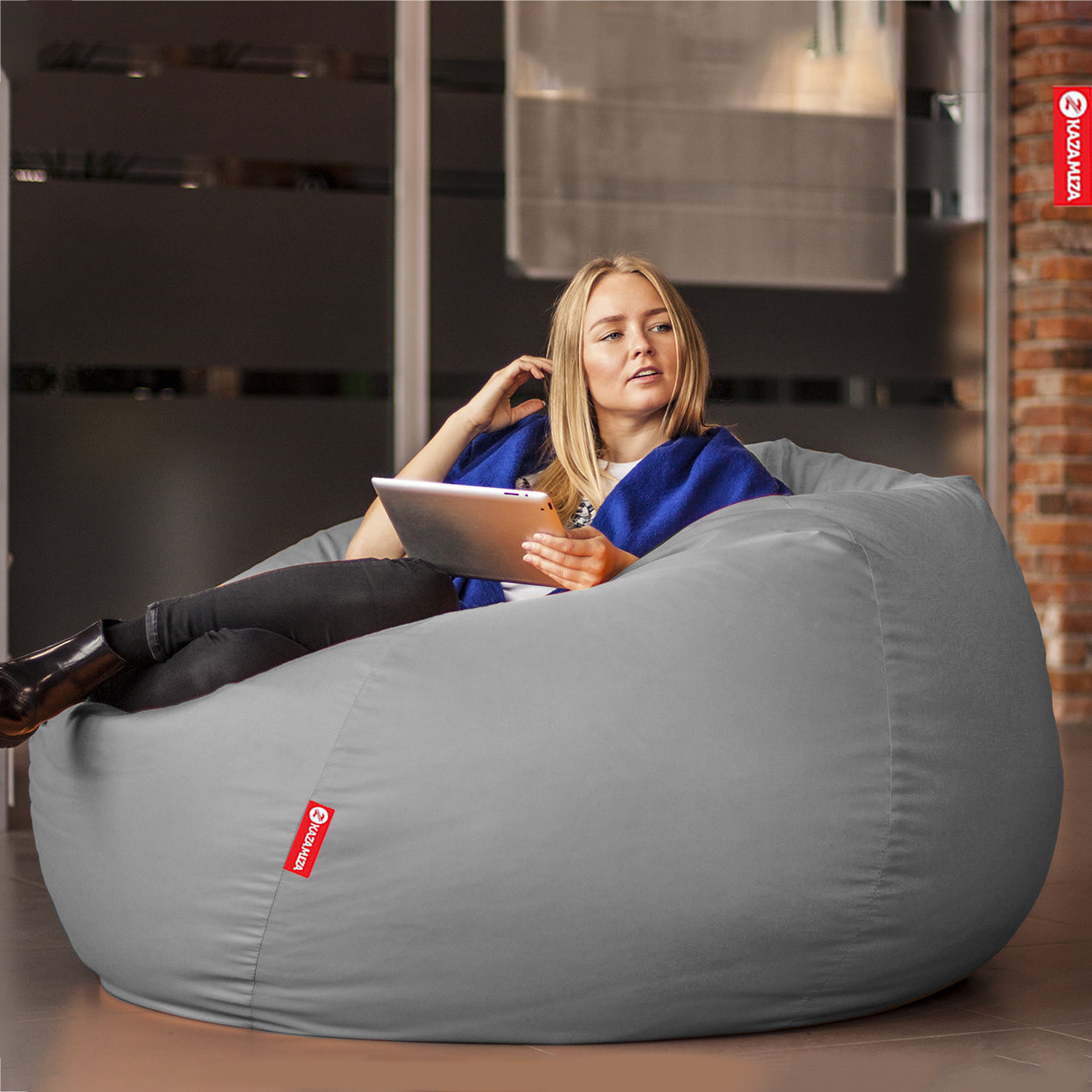 one color turbo double xxl bean bag